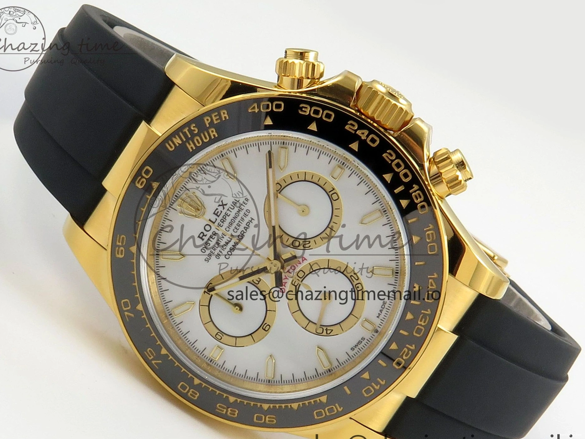 0205 Daytona 126518 VSF 1:1 Best Edition White Dial on Oysterflex Strap VS4131 V2 (Weighted) Breathable 149